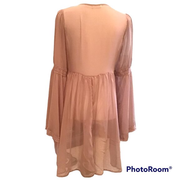 Blu Pepper Women's Bell Sleeve Tunic - Picture 4 of 7